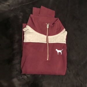 PINK Quarter. Zip up.